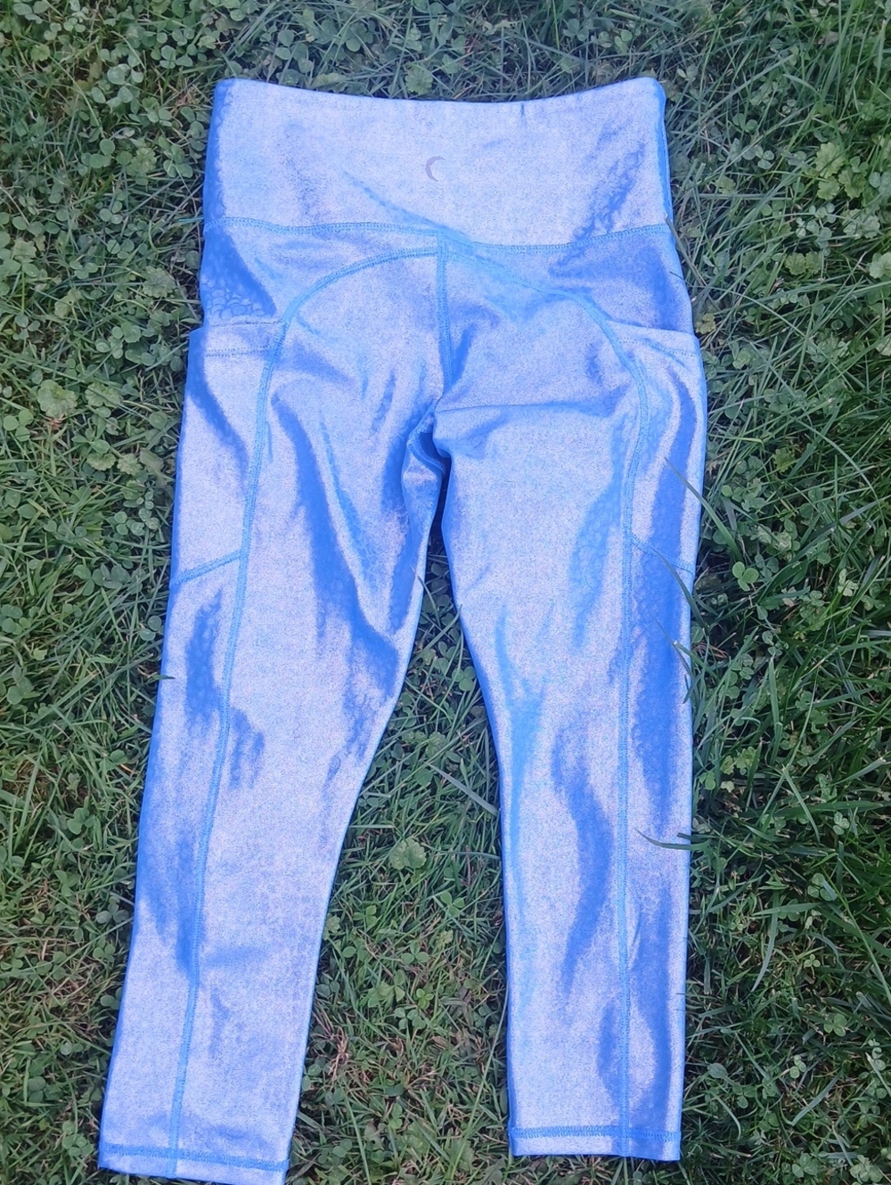 ZYIA Mermaid Light And Tight Leggings Iridesent Size 4 - Picture 4 of 5